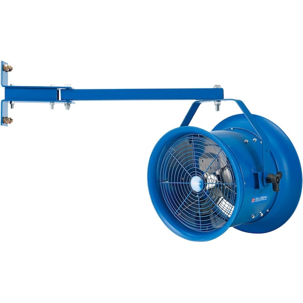 Global Industrial High Velocity Dock Fan, Truck Mount, 22 in Blade Dia, 10,000 cfm 293145 - main